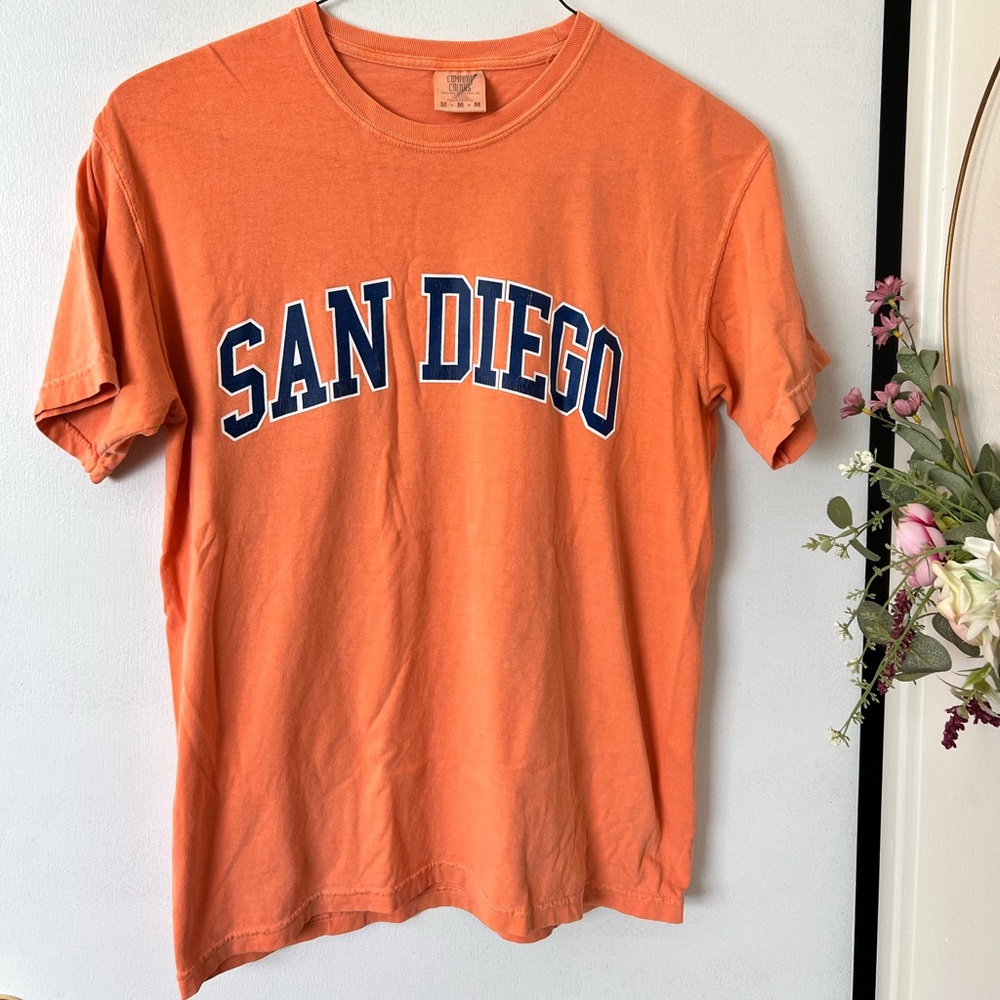 Salmon/Orange Comfort Colors San Diego Tee